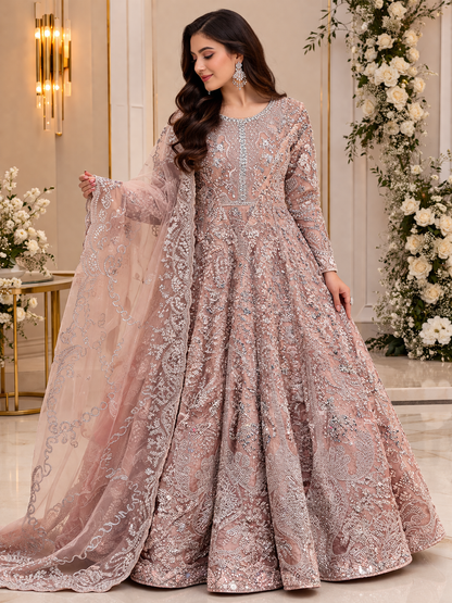 Organza Wedding Maxi | Grace & Glamour in Every Stitch Pink