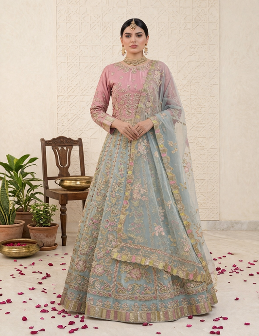 Noor-e-Bahar FG 166 Pink Aqua
