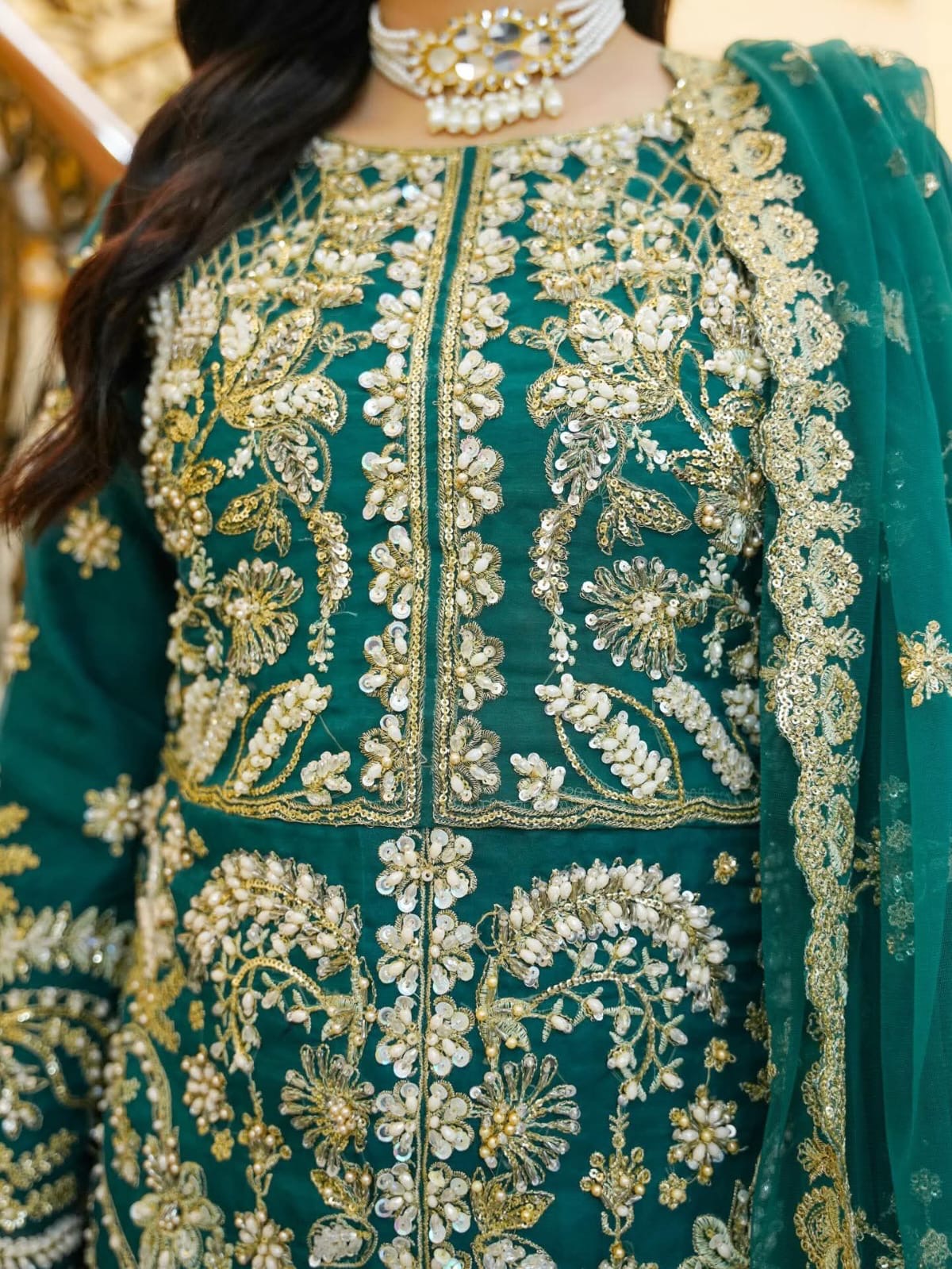 Premium Quality Embroidered Formal Dress