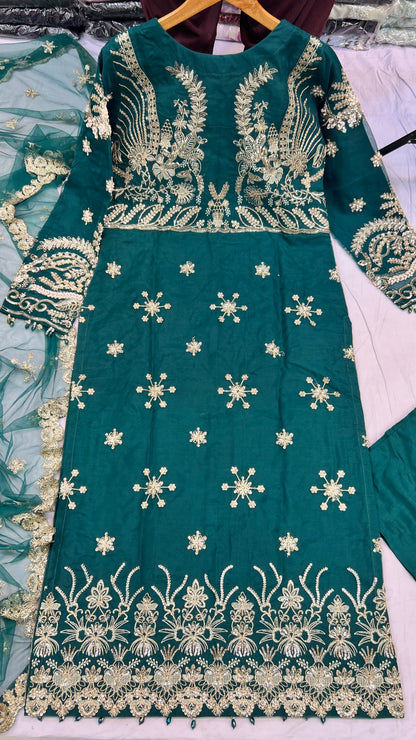 Premium Quality Embroidered Formal Dress