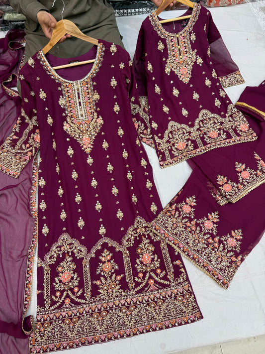 Mother Daughter Chiffon Collection