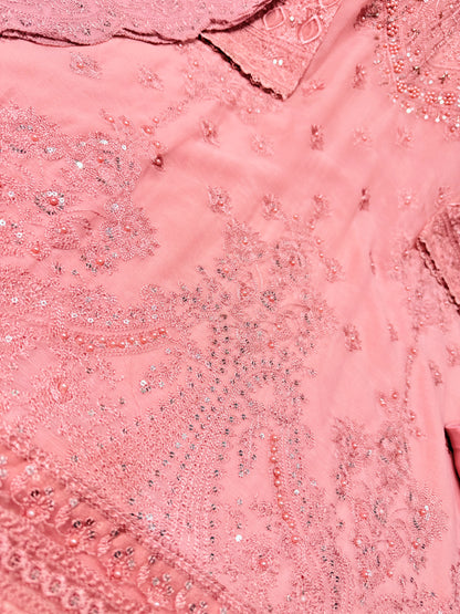 Chiffon Shirt With Chiffon Dupatta.