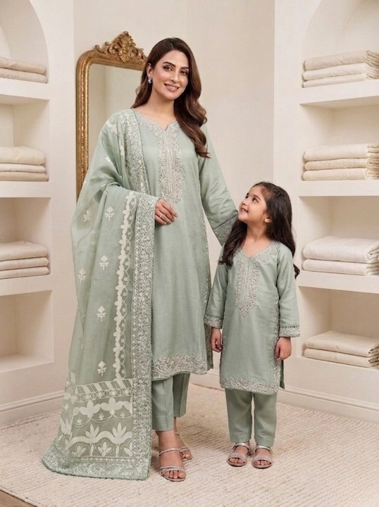SG 2342 Pista Viscose Mother Daughter
