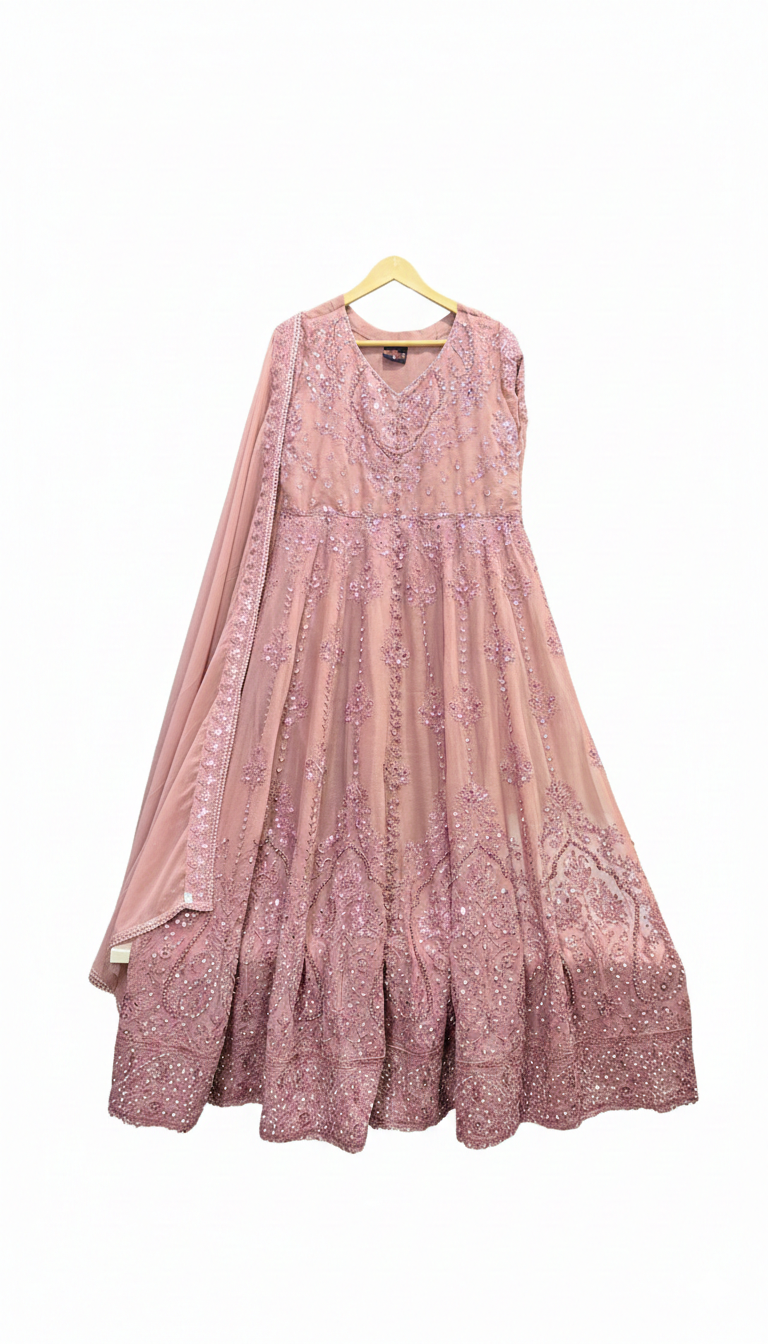 Chiffon Maxi with Chiffon Dupatta