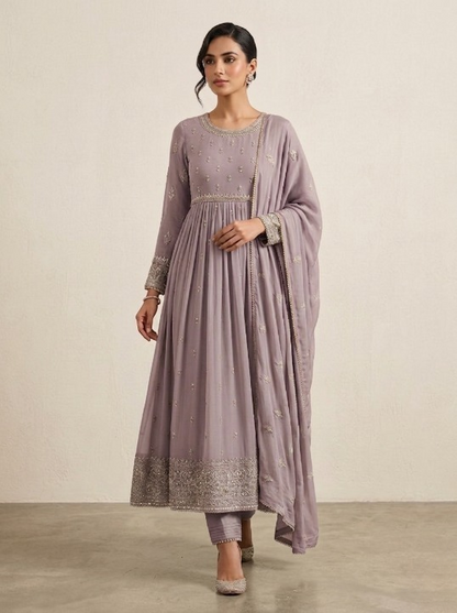 Chiffon Maxi Lilac