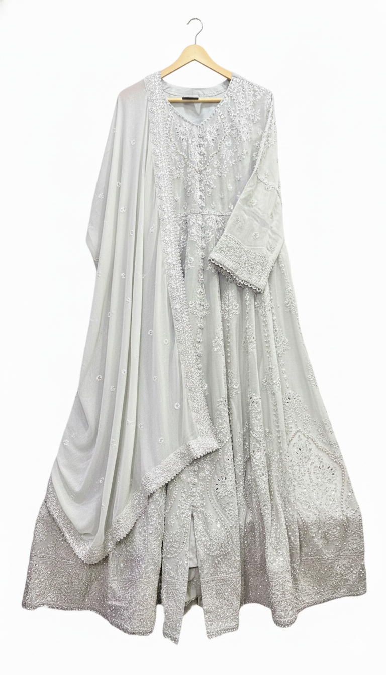 Chiffon Maxi with Chiffon Dupatta