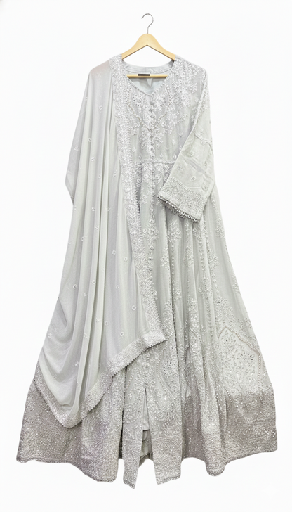 Chiffon Maxi with Chiffon Dupatta