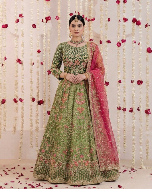 Zewar-e-Ishq FG 152 Green Mehndi