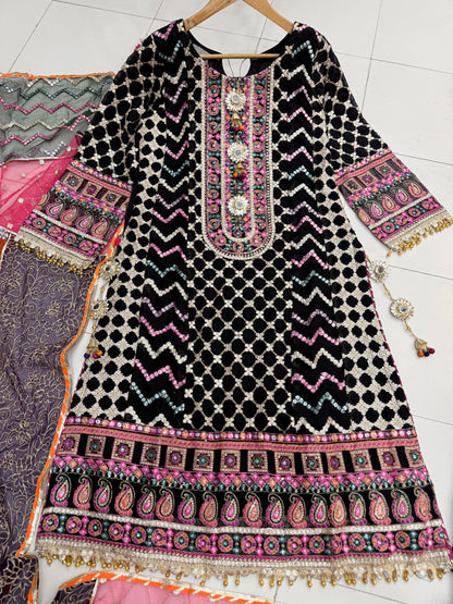 CHIFFON FABRIC Long Shirt Dress Collection 2025