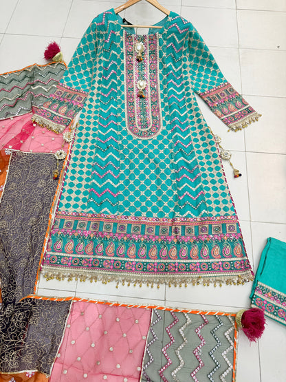 CHIFFON FABRIC Long Shirt Dress Collection 2025