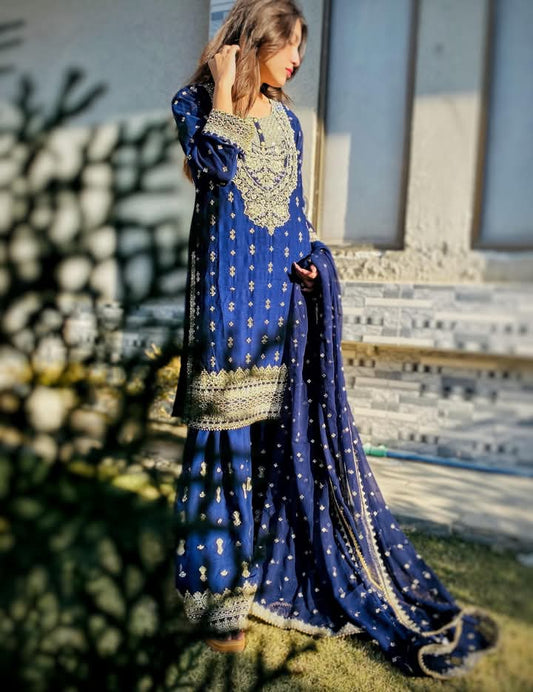 Chiffon Gharara Collection