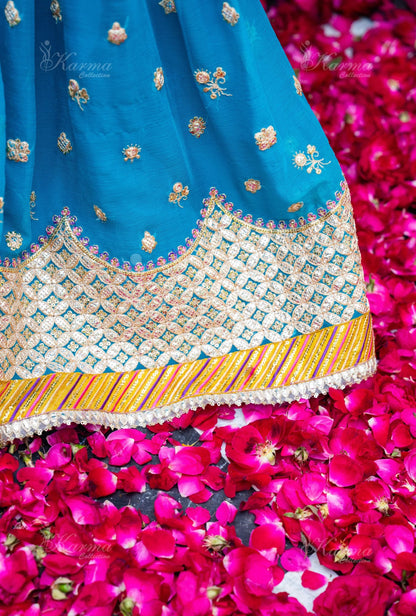 NEW ARRIVAL In Chiffon Fabric Mehndi Outfit 2025