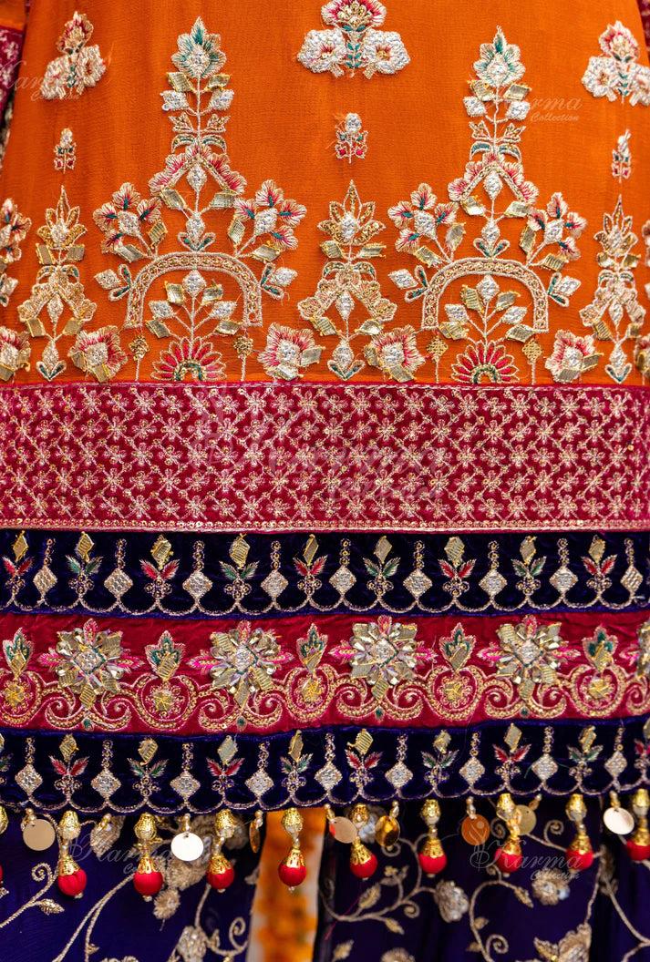 NEW ARRIVAL In Chiffon Fabric Mehndi Outfit 2025