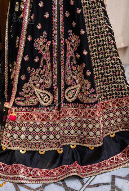 CHIFFON FABRIC 2 piece Beautiful Embroided Maxi