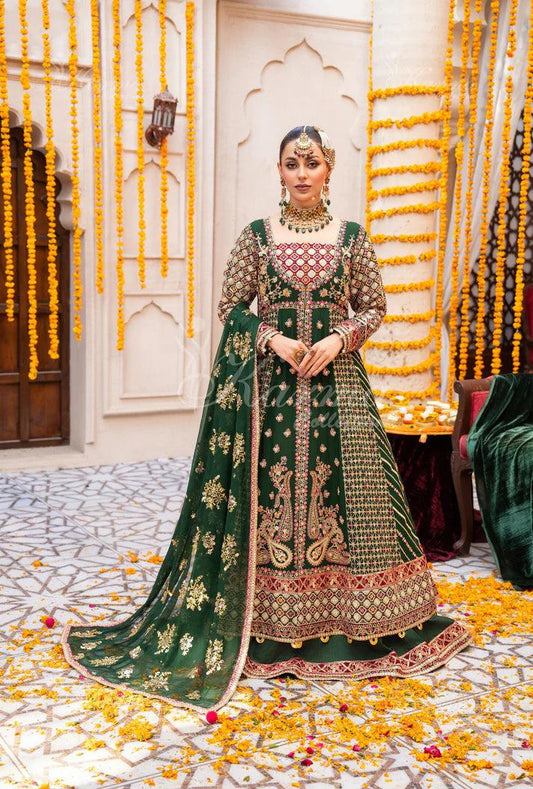 CHIFFON FABRIC 2 piece Beautiful Embroided Maxi