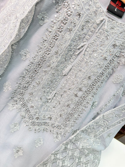 Chiffon Shirt With Chiffon Dupatta.