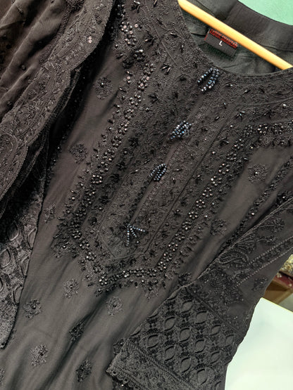 Chiffon Shirt With Chiffon Dupatta.