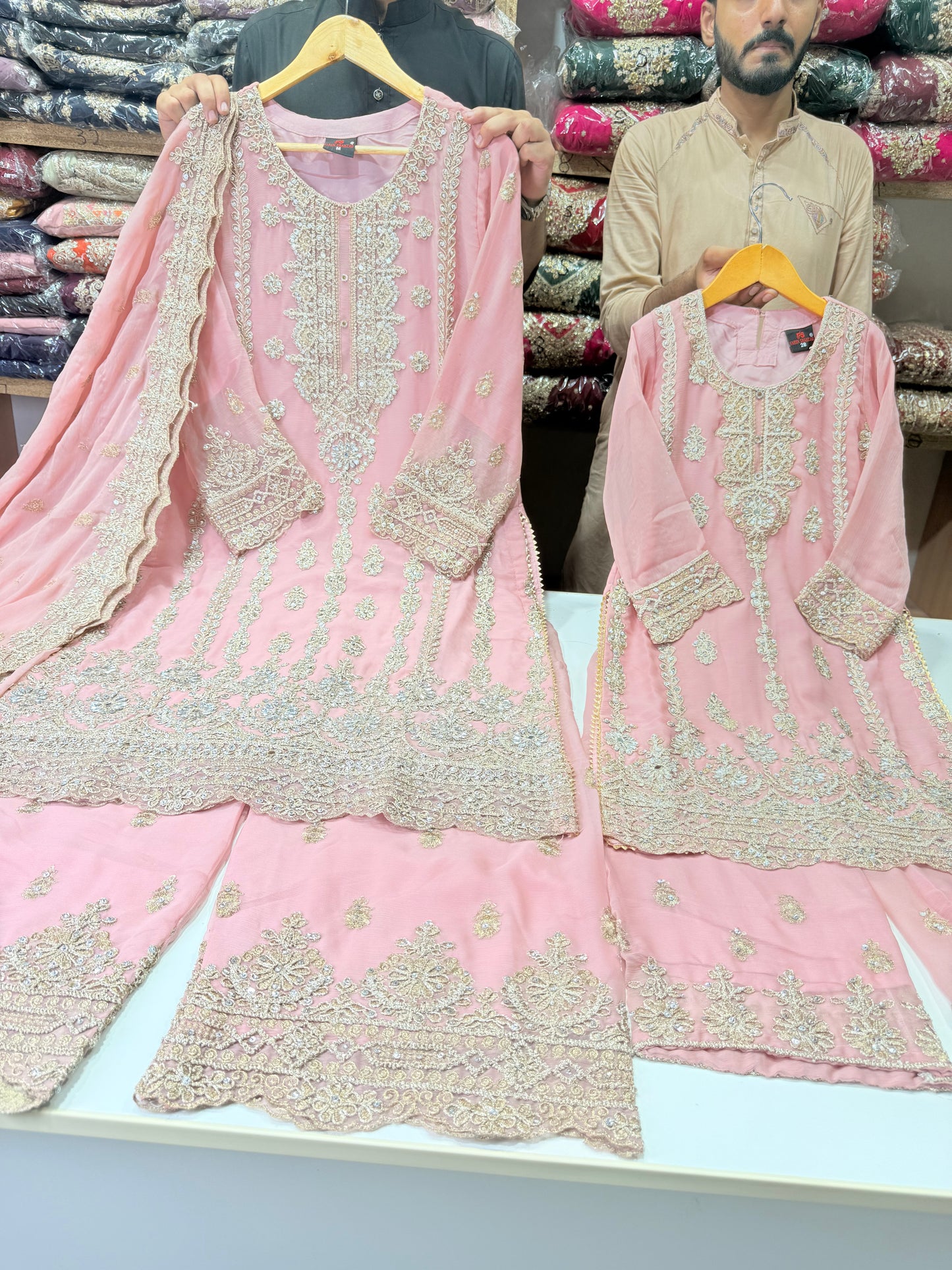 Mother Daughter Wedding Collection On Chiffon