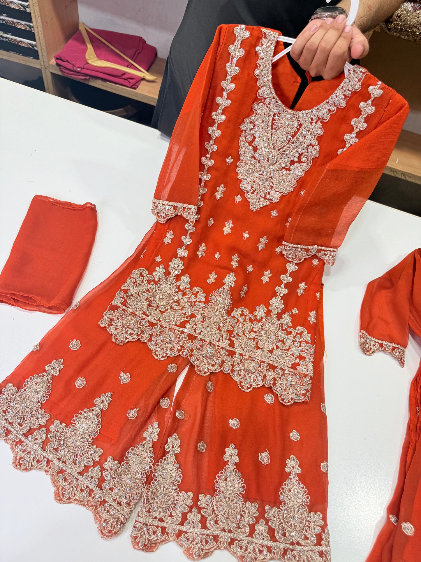 Kids Plazo on Chiffon