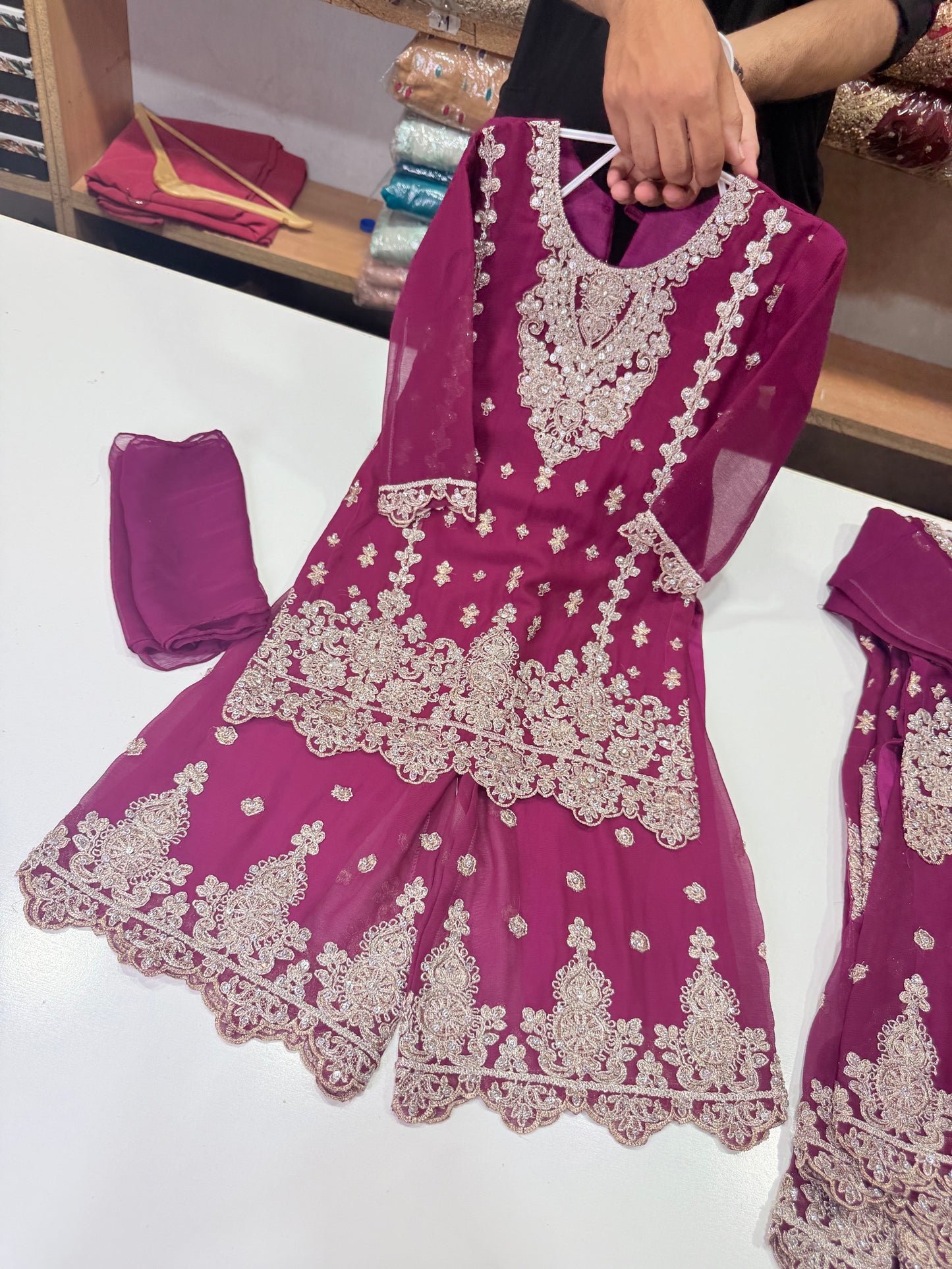 Kids Plazo on Chiffon