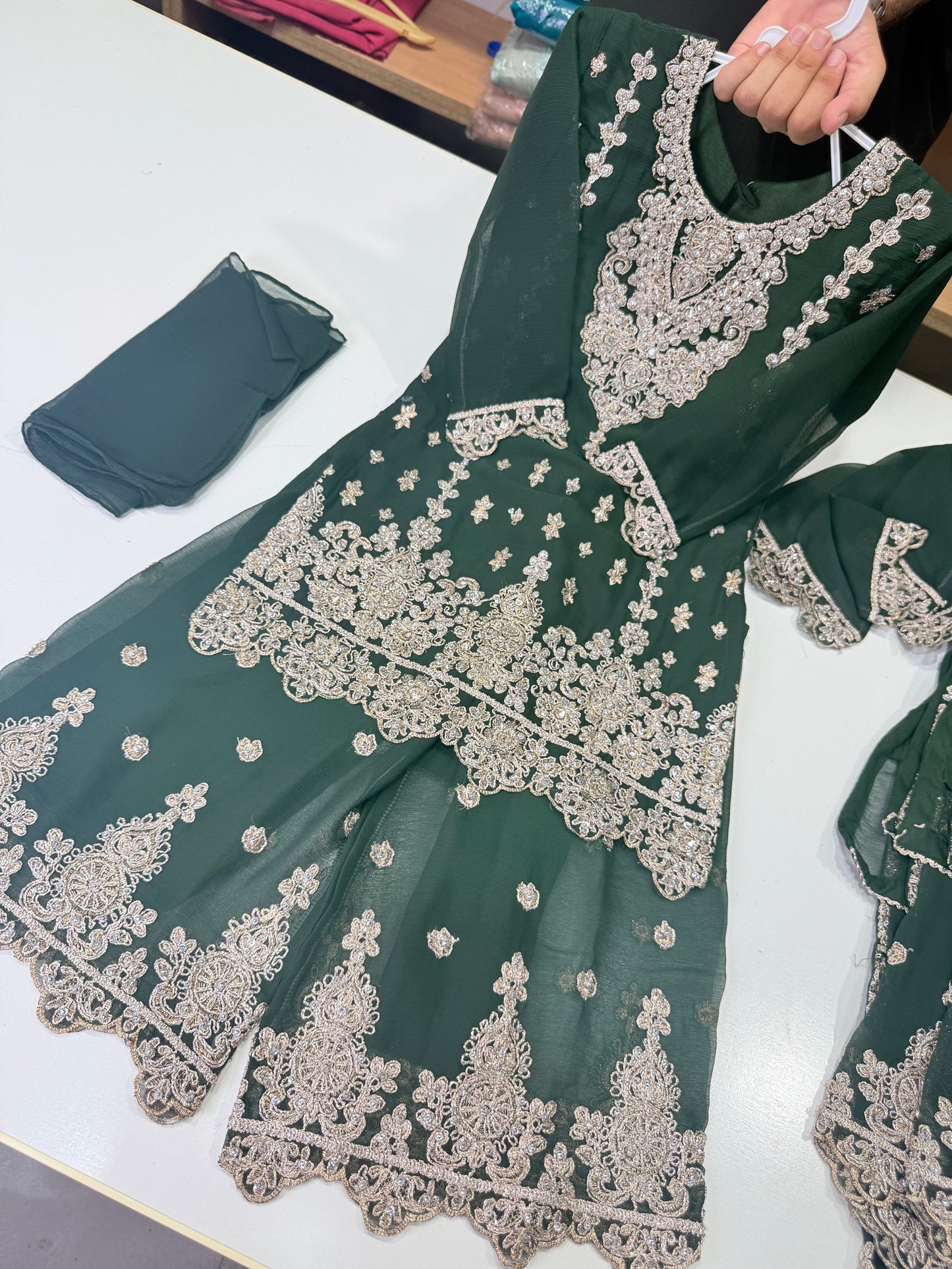 Kids Plazo on Chiffon