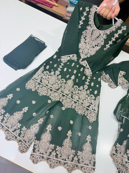 Kids Plazo on Chiffon
