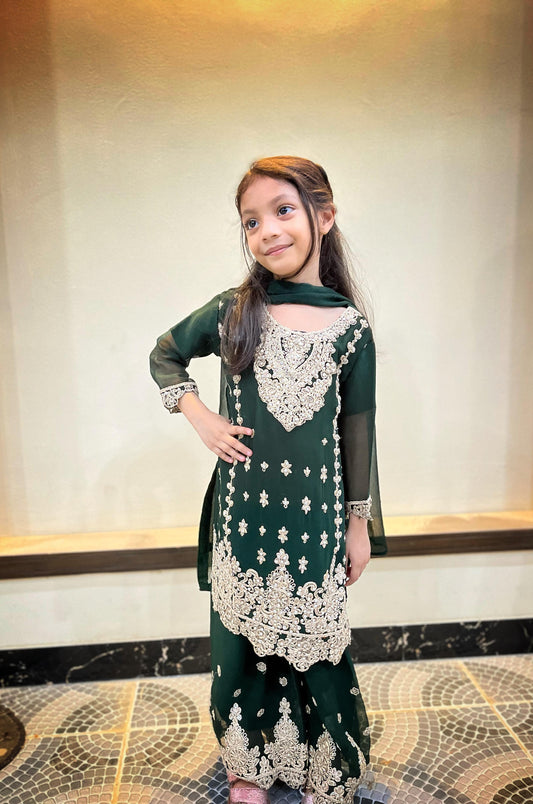 Kids Plazo on Chiffon