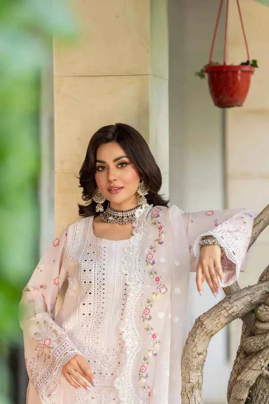 Karma Rang Ja Dress In Pastel Pink
