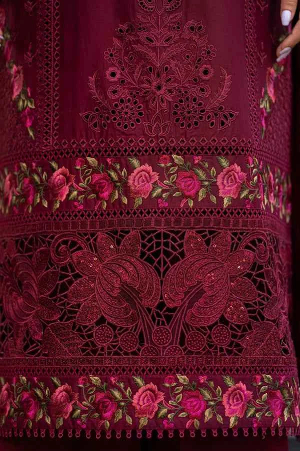 Karma Rang Ja Dress In Wine Red