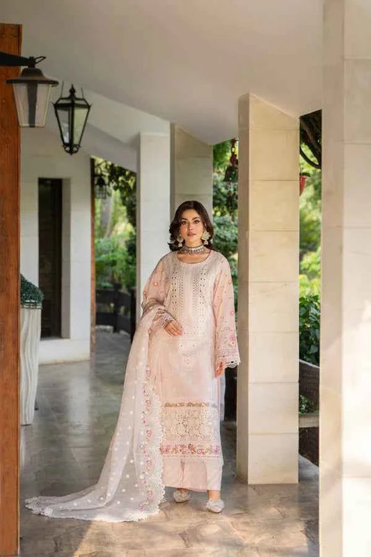 Karma Rang Ja Dress In Pastel Pink