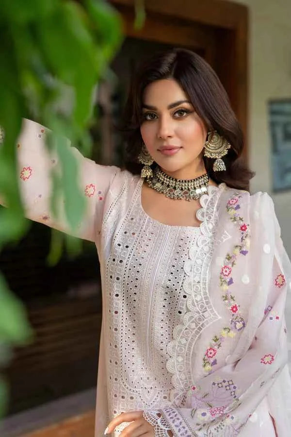 Karma Rang Ja Dress In Pastel Pink