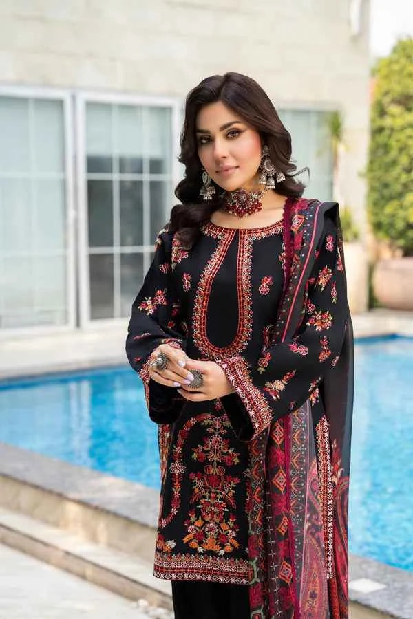 Karma Rang Ja Dress In Deep Black