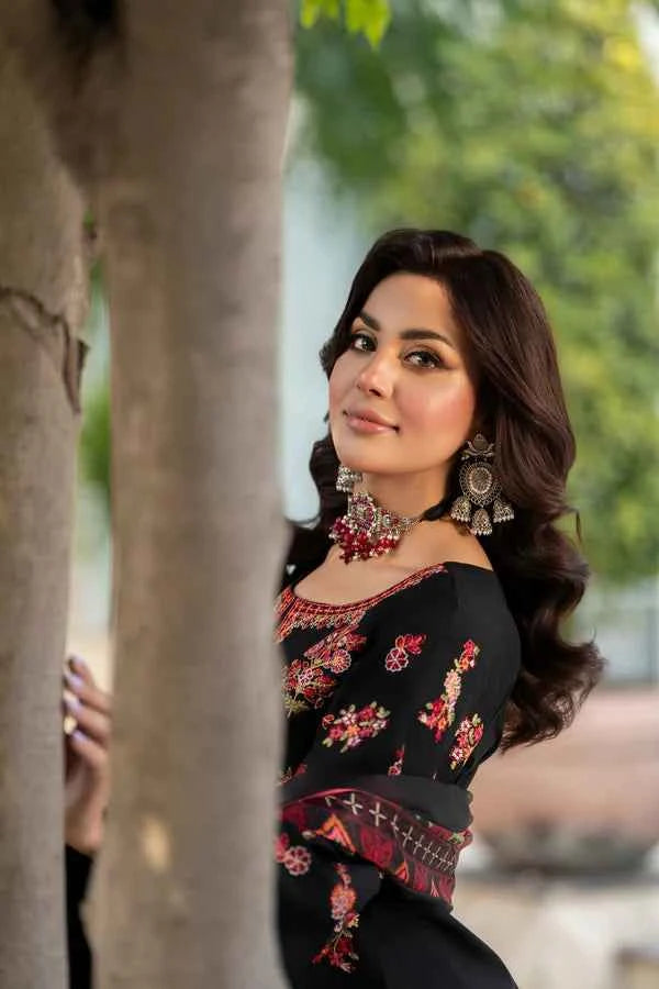 Karma Rang Ja Dress In Deep Black