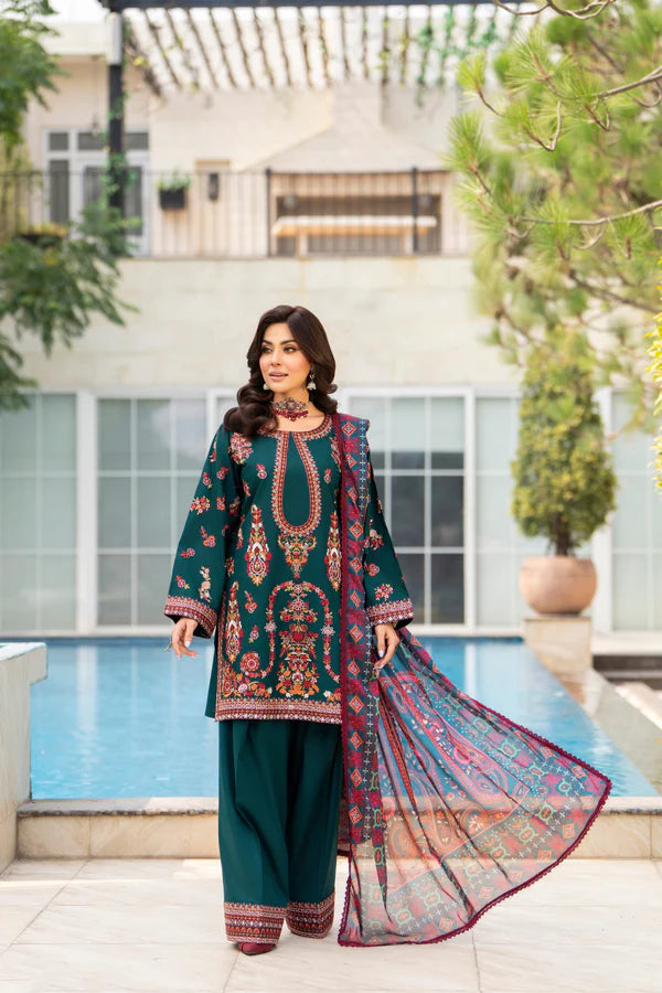 KARMA RANG JA Collection In Teal Colour