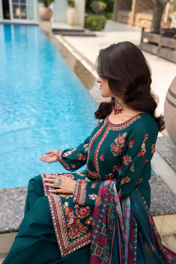 KARMA RANG JA Collection In Teal Colour
