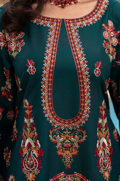 KARMA RANG JA Collection In Teal Colour