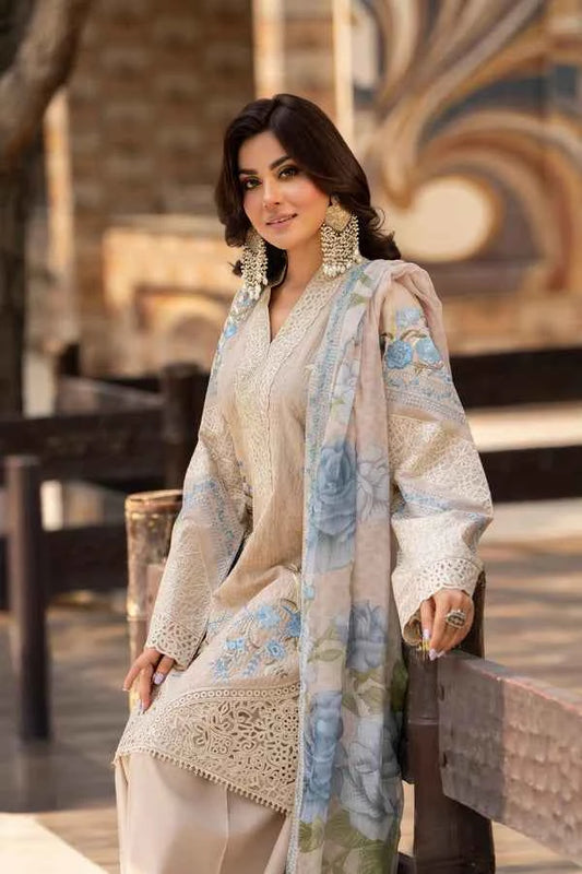 Karma Rang Ja Dress In Pastel Beige