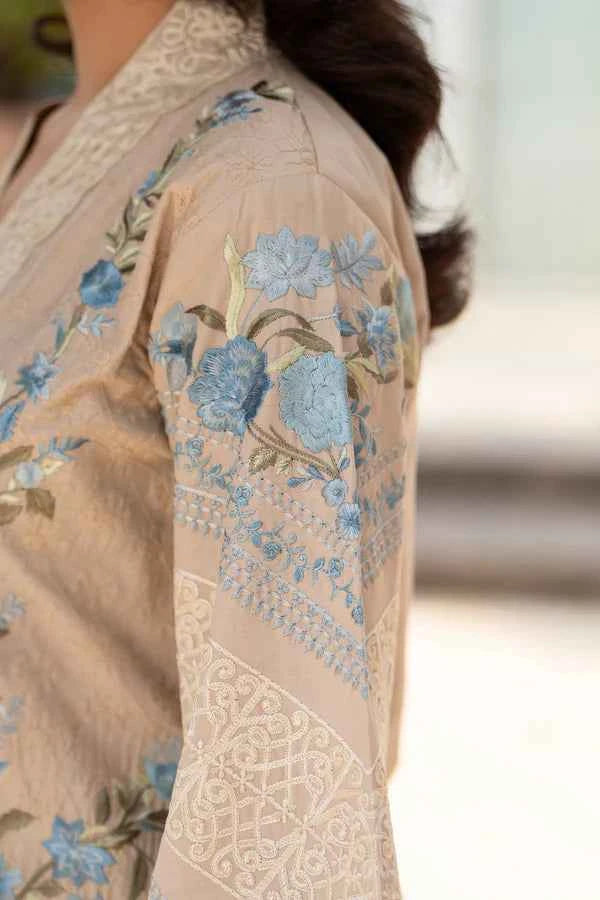 Karma Rang Ja Dress In Pastel Beige