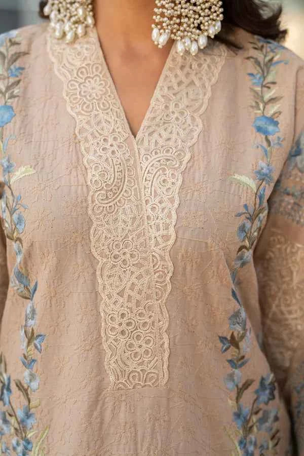 Karma Rang Ja Dress In Pastel Beige