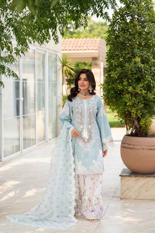 Karma Rang Ja dress In Frozen blue
