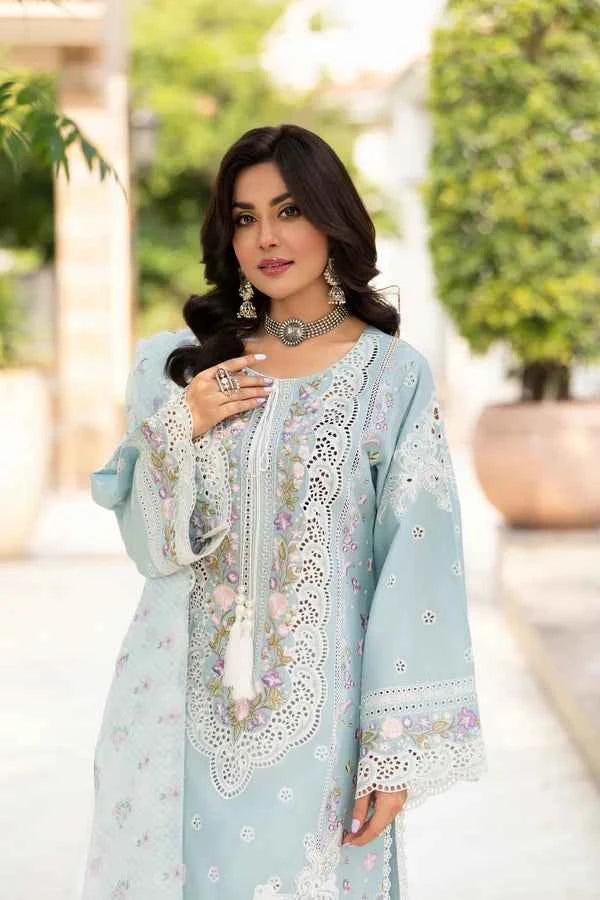 Karma Rang Ja dress In Frozen blue
