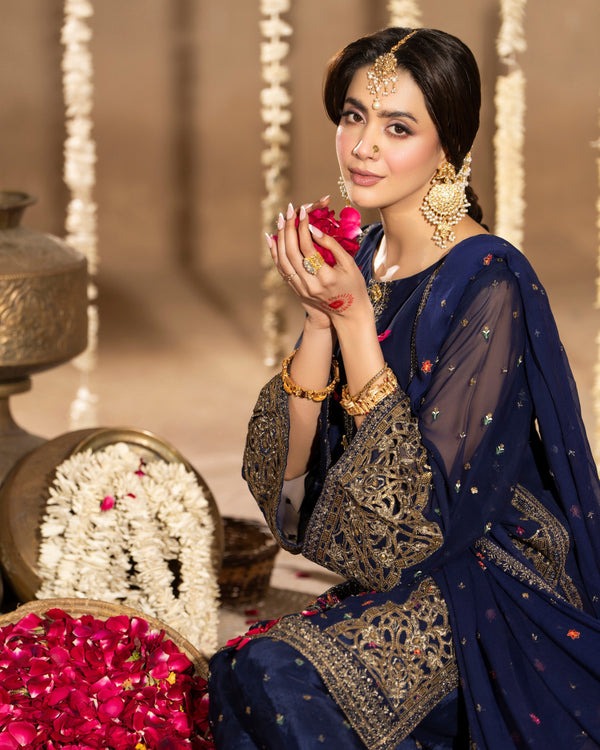 Karma Saj Dhaj 521 Navy Blue