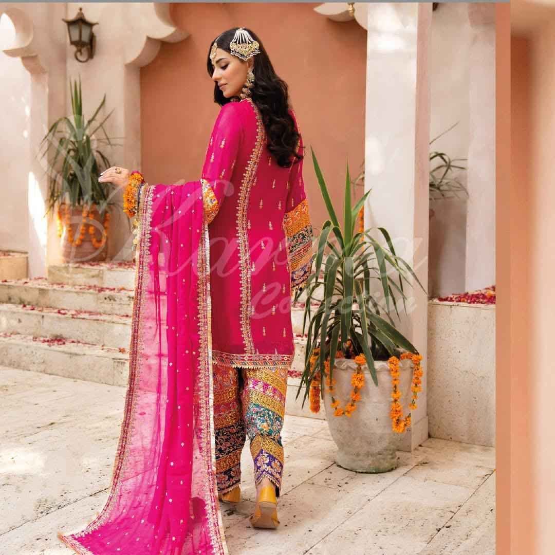 CHIFFON FABRIC patyala Shalwar Dress 2025