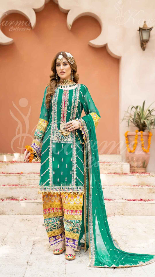 CHIFFON FABRIC patyala Shalwar Dress 2025