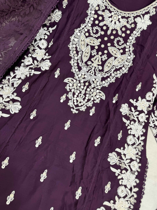 VISCOSE FABRIC Beautiful Casual Wear 3 Piece Dress Collection 2025