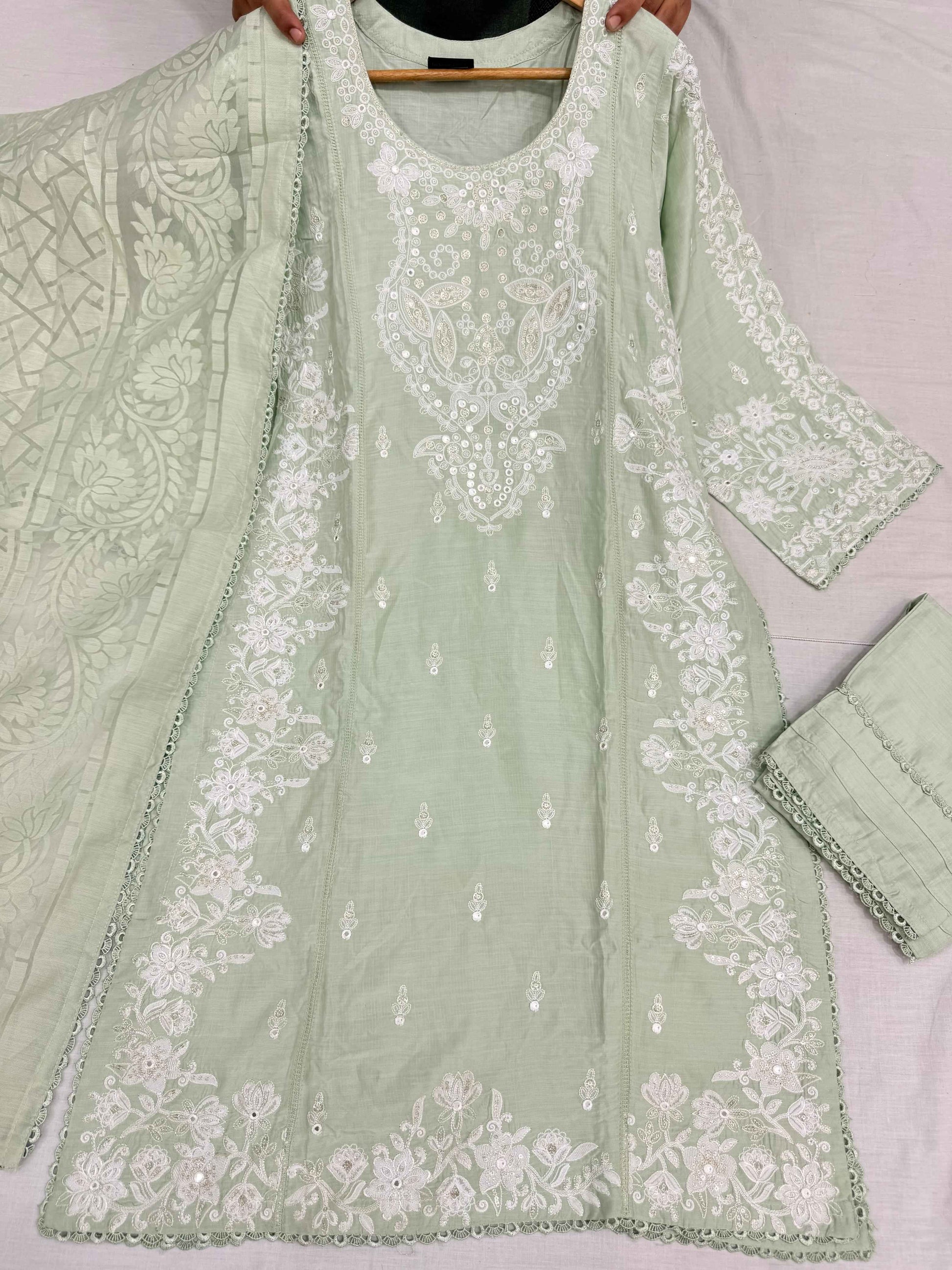 VISCOSE FABRIC Beautiful Casual Wear 3 Piece Dress Collection 2025