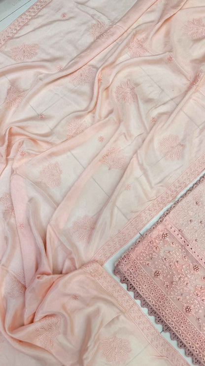 COTTON FABRIC With Embroidered Dupatta & Shirt Dress 2025