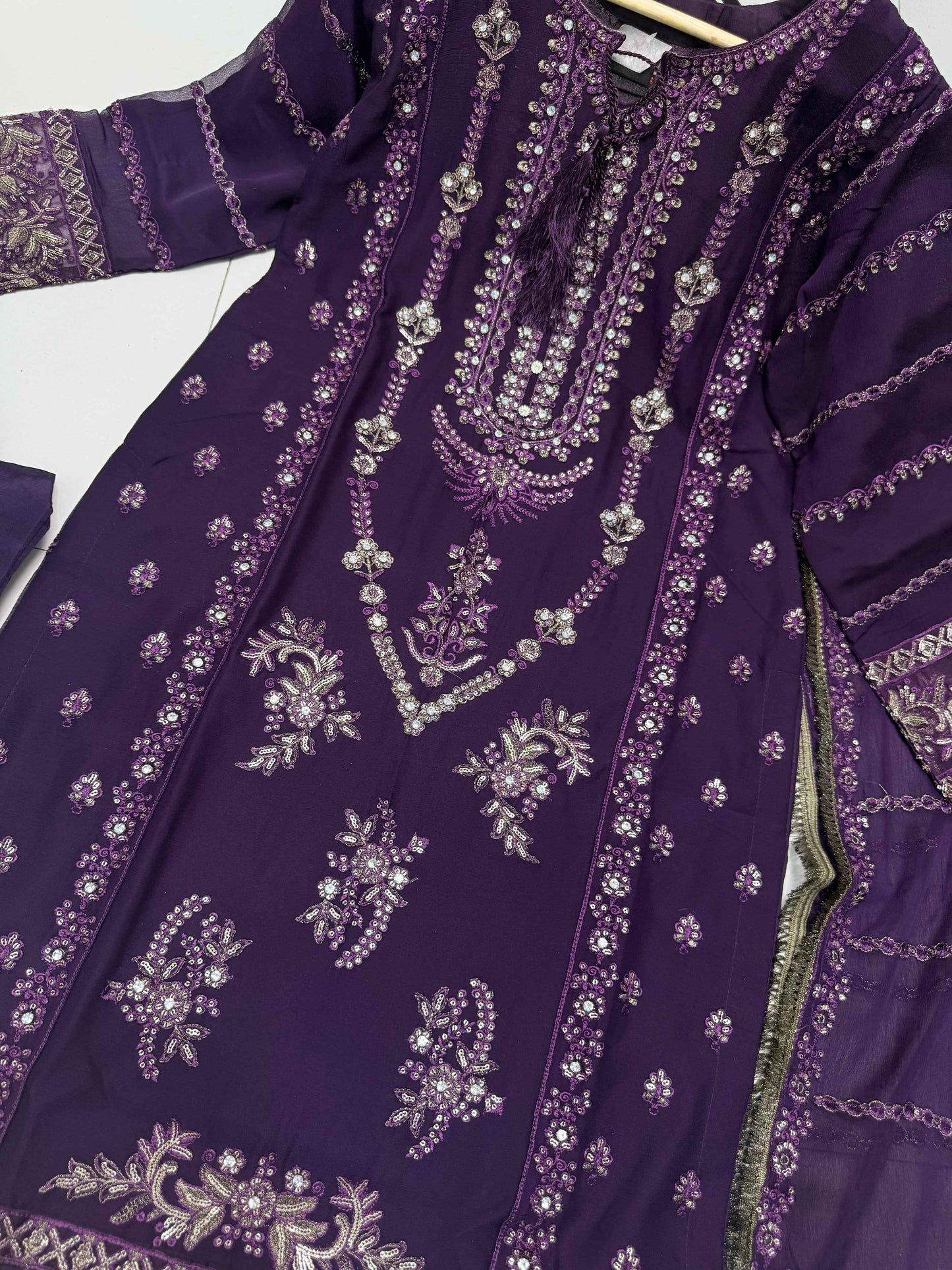 CHIFFON FABRIC Beautiful Embroidered Shirt With Dupatta 2025
