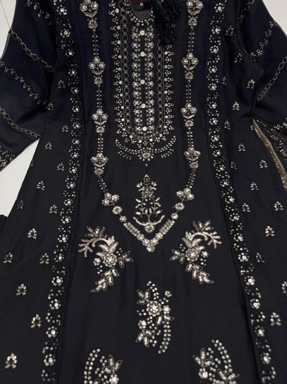 CHIFFON FABRIC Beautiful Embroidered Shirt With Dupatta 2025
