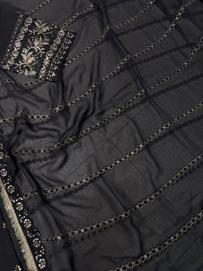 CHIFFON FABRIC Beautiful Embroidered Shirt With Dupatta 2025